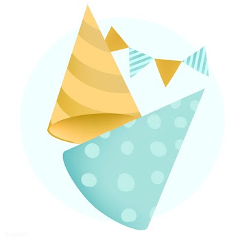 Colorful party hat design vectors | Free stock vector - 508645