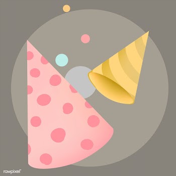Colorful party hat design vectors | Free stock vector - 508655