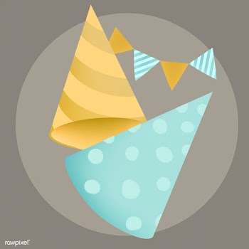 Colorful party hat design vectors | Free stock vector - 508658