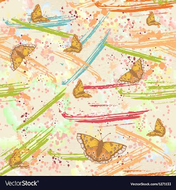 Colorful pattern with splashes vector image