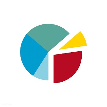 Colorful pie chart graphic illustration | Free stock vector - 429468