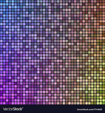 Colorful pixel mosaic design background vector image