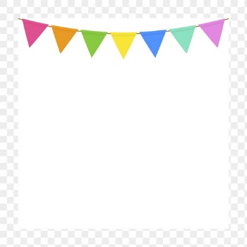 Colorful png party decoration frame, | Free PNG - rawpixel