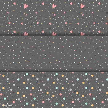 Colorful polka dots design vector | Free stock vector - 508651