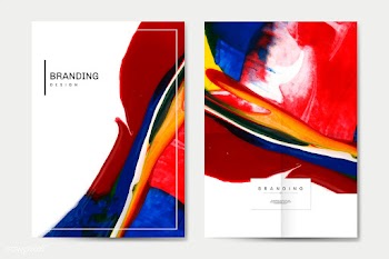 Colorful poster set | Free stock vector - 566726