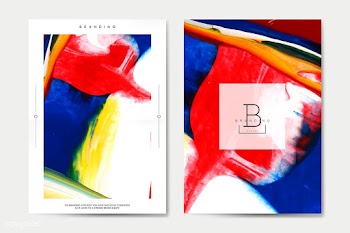 Colorful poster set | Free stock vector - 566739