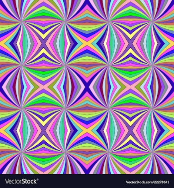 Colorful psychedelic abstract seamless striped vector image