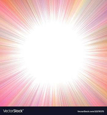 Colorful psychedelic abstract star burst vector image