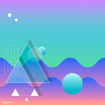 Colorful pyramids background | Free stock vector - 594505