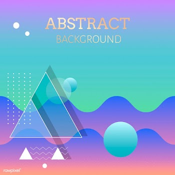 Colorful pyramids background | Free stock vector - 594512