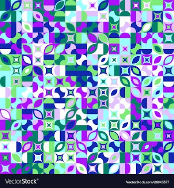 Colorful random curved shape pattern background vector image