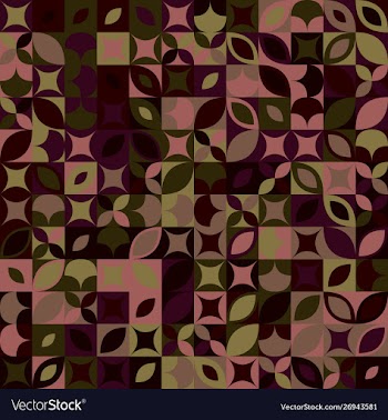 Colorful random curved shape pattern background vector image