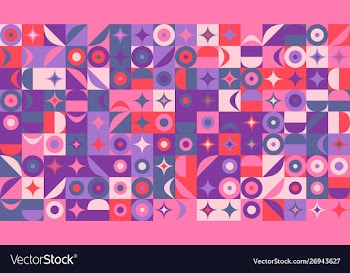 Colorful random curved shape pattern hd background vector image