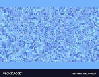 Colorful random curved shape pattern website vector image
