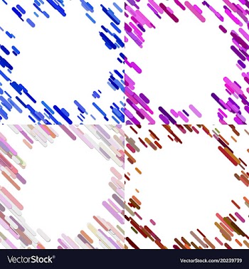 Colorful random diagonal stripe pattern vector image