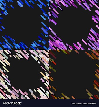 Colorful random diagonal stripe pattern vector image