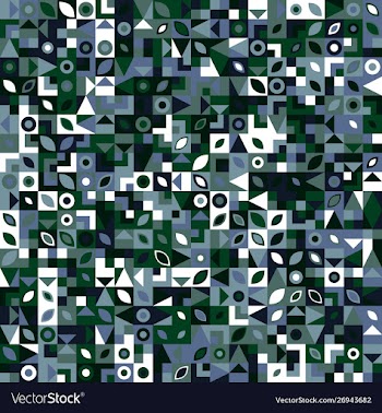 Colorful random mosaic pattern background vector image