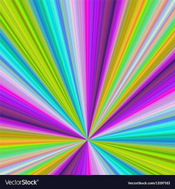 Colorful ray burst background - design vector image