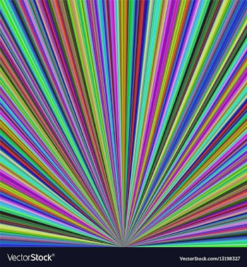 Colorful ray burst background - design vector image