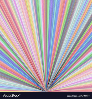 Colorful ray burst background - design vector image