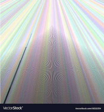 Colorful ray light background - graphic from vector image