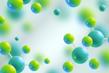 Colorful realisitc science background Free Vector
