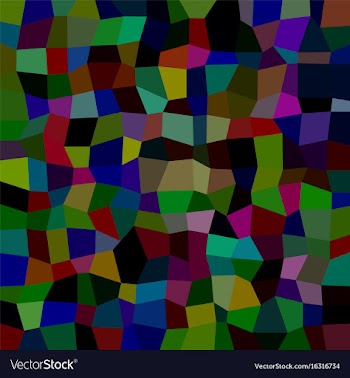 Colorful rectangle mosaic background - polygonal vector image