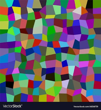 Colorful rectangle mosaic background - polygonal vector image