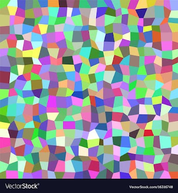 Colorful rectangle mosaic background - polygonal vector image