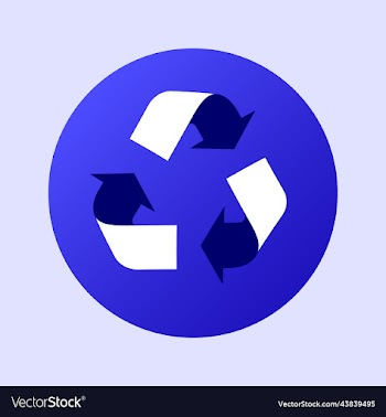 colorful recycle flat icon environment eco
