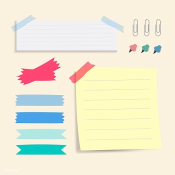 Colorful reminder paper notes vector set | Free stock vector - 524931