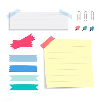 Colorful reminder paper notes vector set | Free stock vector - 524950