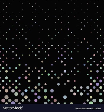 Colorful repeating abstract circle pattern vector image