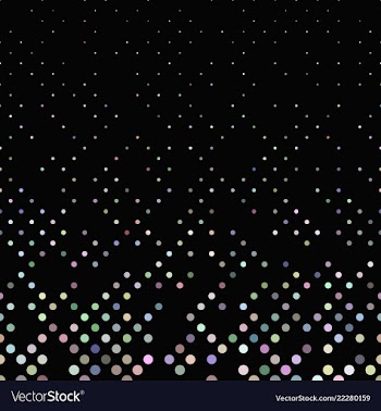 Colorful repeating abstract dot pattern background vector image