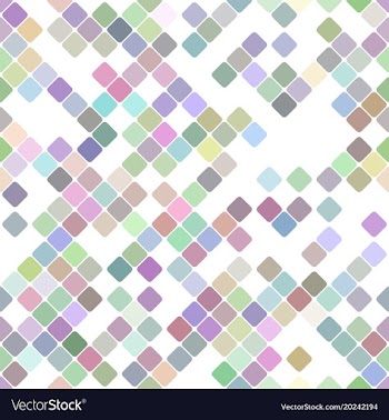Colorful repeating diagonal square pattern vector image