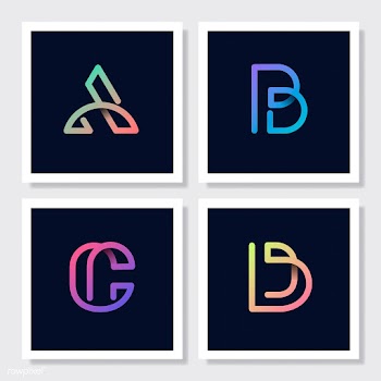 Colorful retro alphabets vector set | Free stock vector - 543536