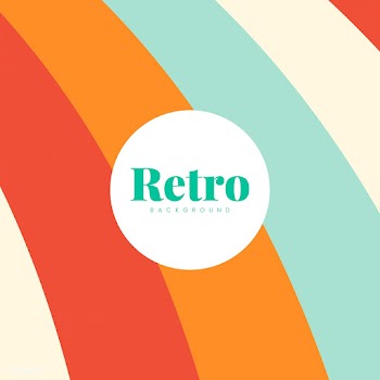 Colorful retro print background design | Free stock vector - 463766