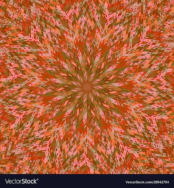 Colorful round tiled pattern mosaic background vector image