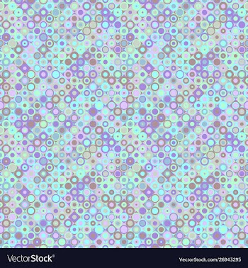 Colorful seamless abstract circle pattern vector image