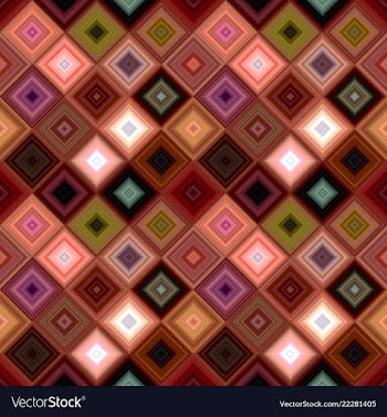Colorful seamless abstract diagonal square vector image