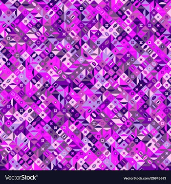 Colorful seamless abstract geometrical mosaic vector image