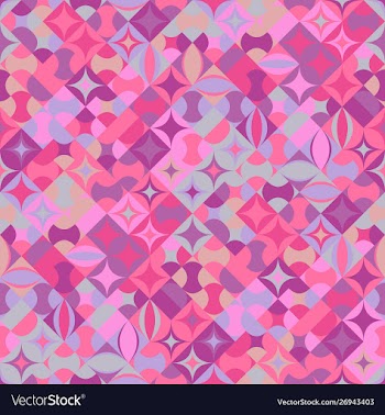 Colorful seamless abstract geometrical mosaic vector image