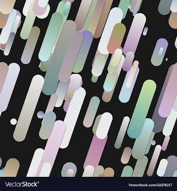 Colorful seamless abstract gradient rounded vector image