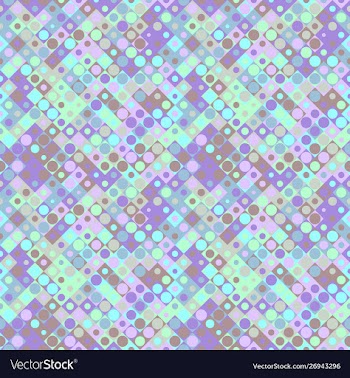 Colorful seamless abstract square and circle vector image