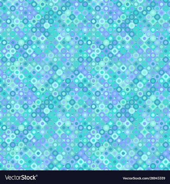 Colorful seamless curved shape pattern background vector image