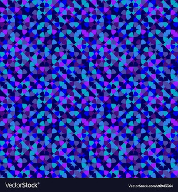 Colorful seamless diagonal curved shape pattern vector image