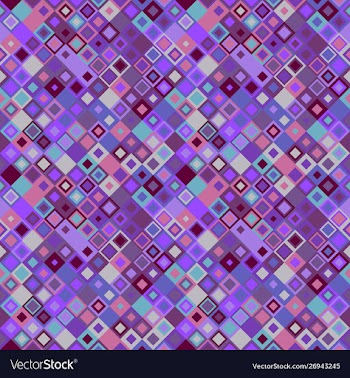 Colorful seamless diagonal mosaic pattern vector image