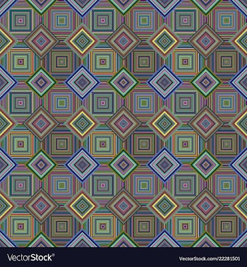 Colorful seamless diagonal square pattern - tiled vector image