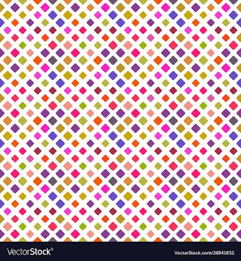 Colorful seamless diagonal square pattern vector image