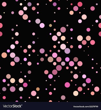 Colorful seamless dot pattern background - graphic vector image